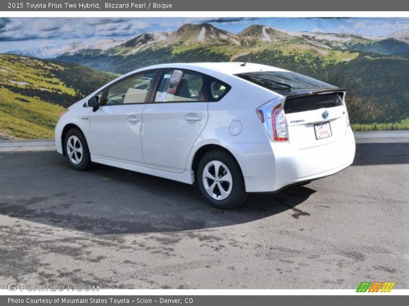 Blizzard Pearl / Bisque 2015 Toyota Prius Two Hybrid