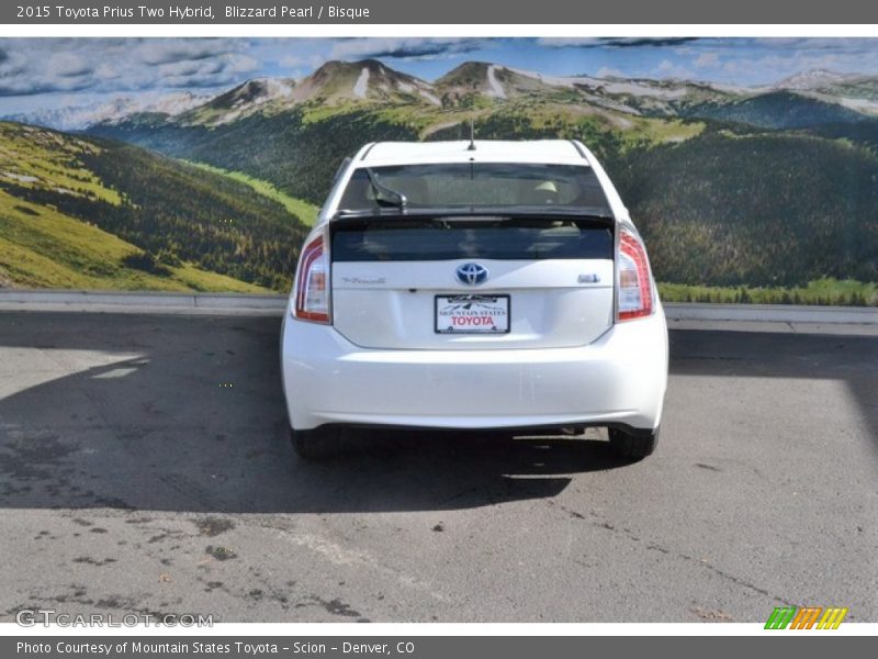 Blizzard Pearl / Bisque 2015 Toyota Prius Two Hybrid