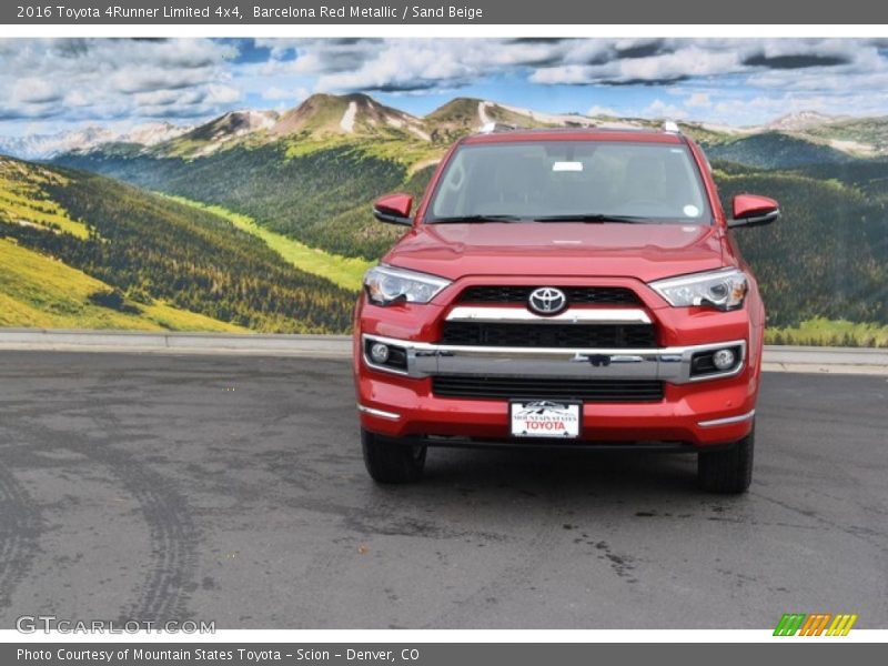 Barcelona Red Metallic / Sand Beige 2016 Toyota 4Runner Limited 4x4