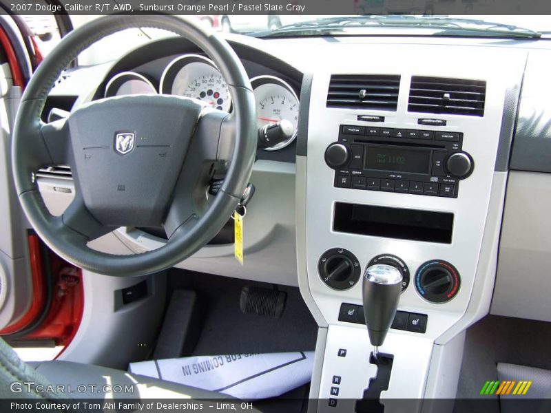 Sunburst Orange Pearl / Pastel Slate Gray 2007 Dodge Caliber R/T AWD