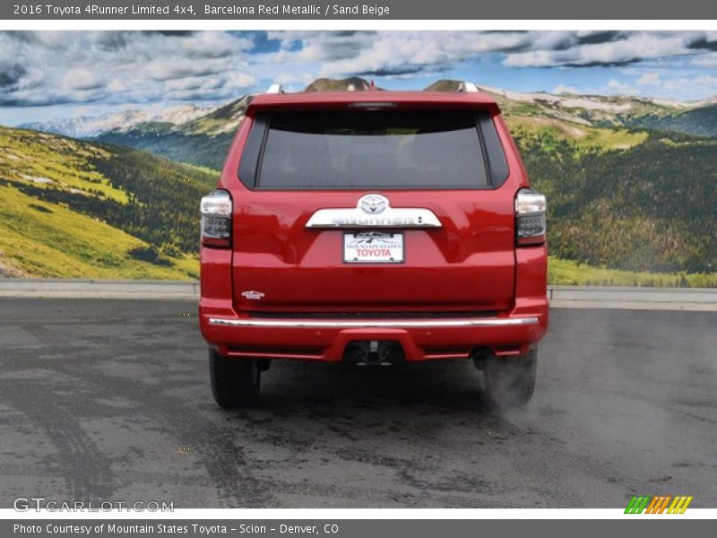 Barcelona Red Metallic / Sand Beige 2016 Toyota 4Runner Limited 4x4