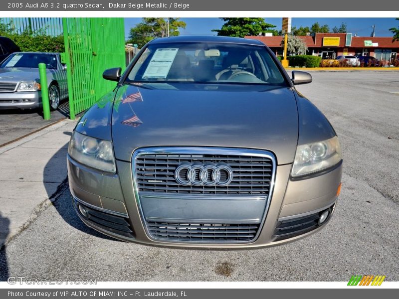 Dakar Beige Metallic / Beige 2005 Audi A6 3.2 quattro Sedan