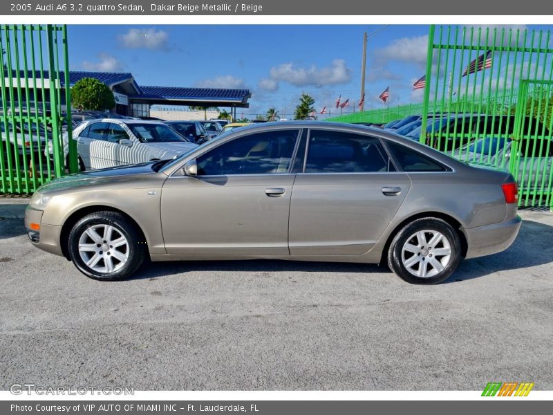 Dakar Beige Metallic / Beige 2005 Audi A6 3.2 quattro Sedan