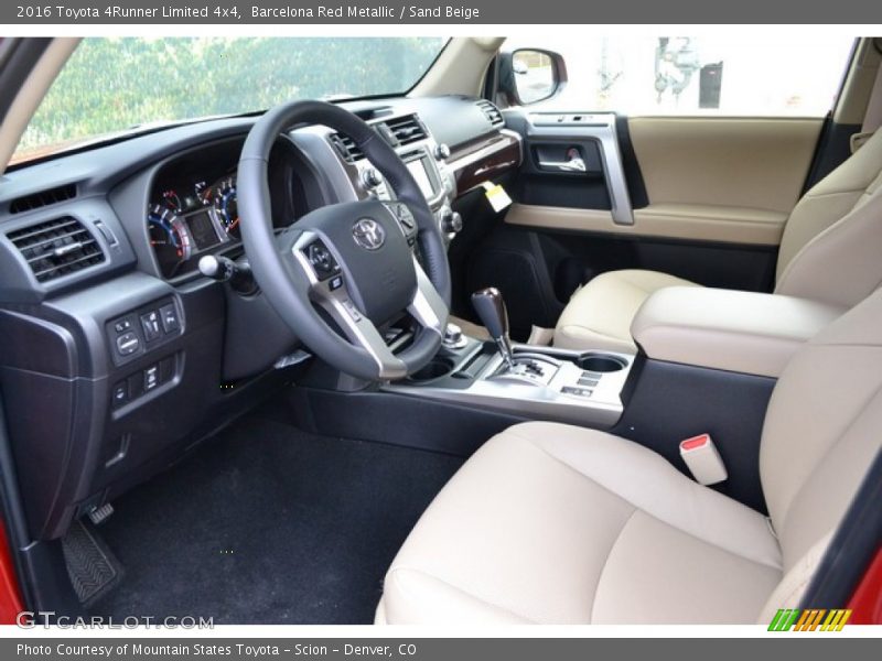 Barcelona Red Metallic / Sand Beige 2016 Toyota 4Runner Limited 4x4