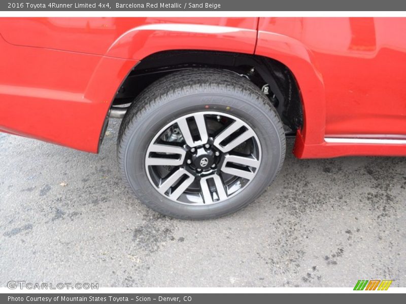Barcelona Red Metallic / Sand Beige 2016 Toyota 4Runner Limited 4x4