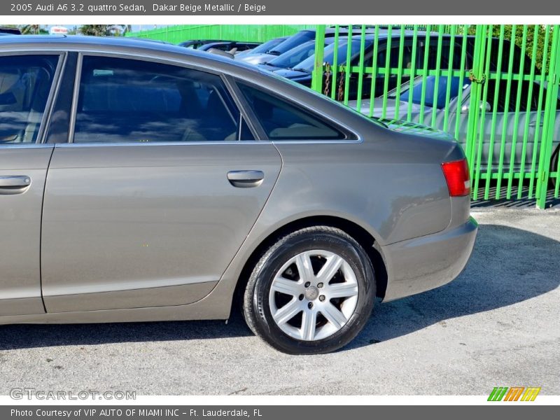 Dakar Beige Metallic / Beige 2005 Audi A6 3.2 quattro Sedan