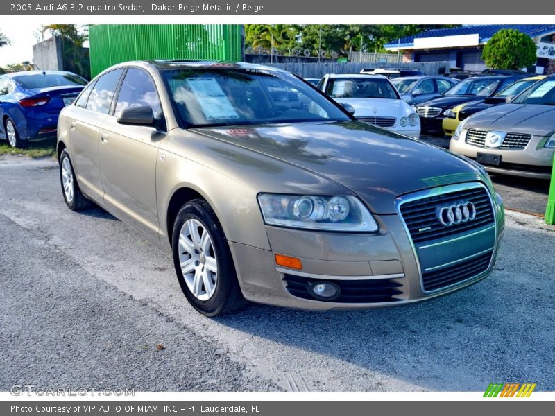 Dakar Beige Metallic / Beige 2005 Audi A6 3.2 quattro Sedan