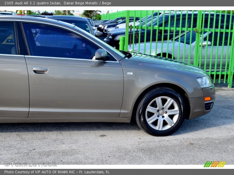 Dakar Beige Metallic / Beige 2005 Audi A6 3.2 quattro Sedan