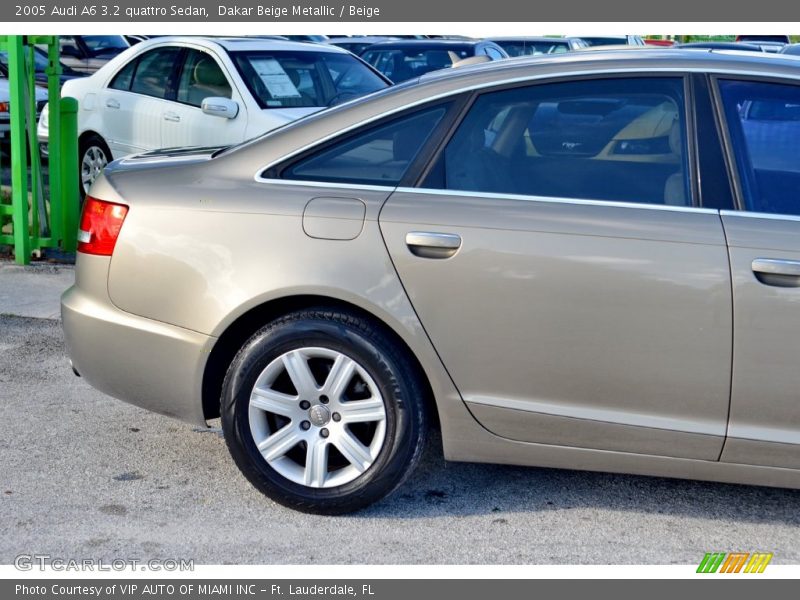 Dakar Beige Metallic / Beige 2005 Audi A6 3.2 quattro Sedan