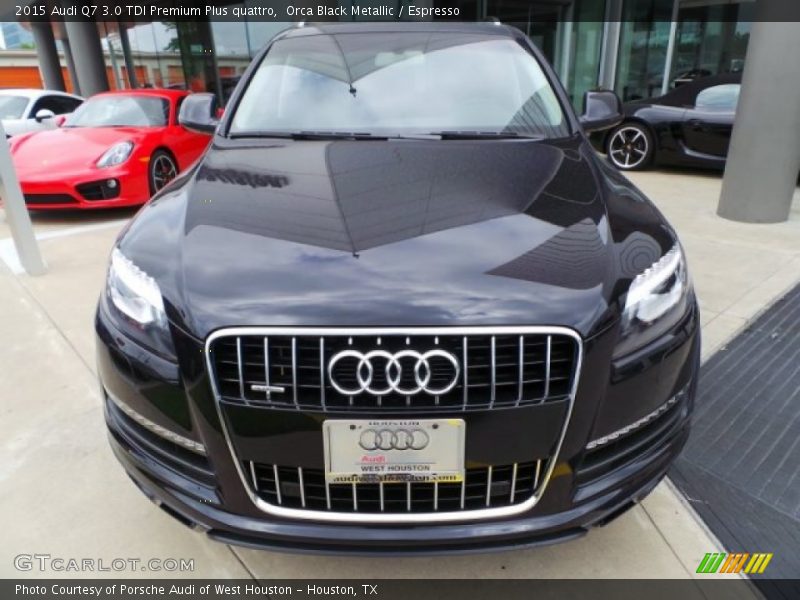 Orca Black Metallic / Espresso 2015 Audi Q7 3.0 TDI Premium Plus quattro