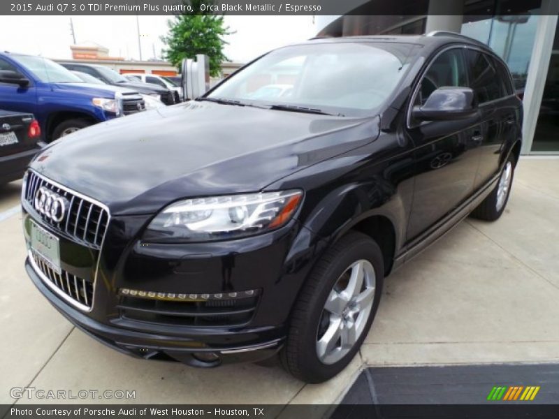 Orca Black Metallic / Espresso 2015 Audi Q7 3.0 TDI Premium Plus quattro