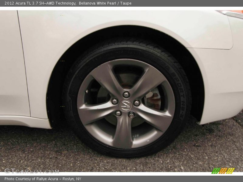 Bellanova White Pearl / Taupe 2012 Acura TL 3.7 SH-AWD Technology