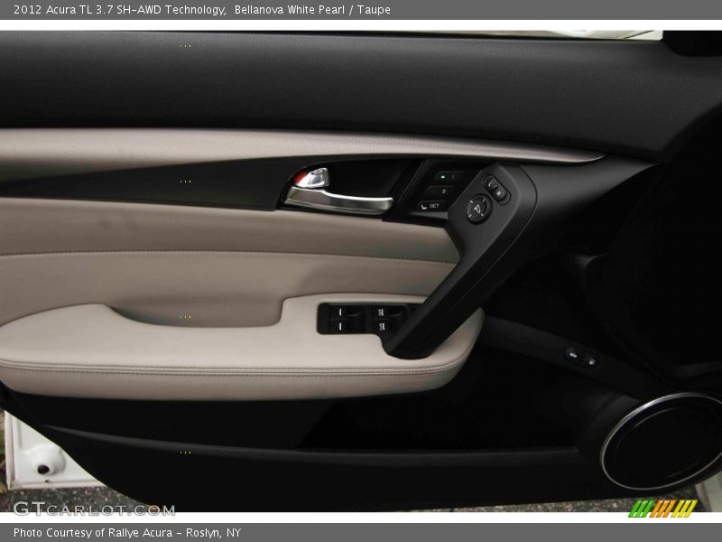 Bellanova White Pearl / Taupe 2012 Acura TL 3.7 SH-AWD Technology