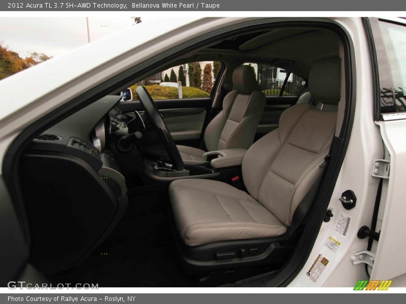 Bellanova White Pearl / Taupe 2012 Acura TL 3.7 SH-AWD Technology