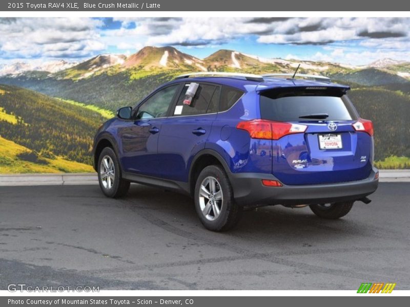 Blue Crush Metallic / Latte 2015 Toyota RAV4 XLE