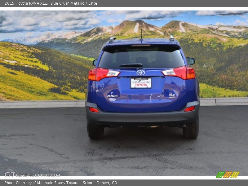 Blue Crush Metallic / Latte 2015 Toyota RAV4 XLE