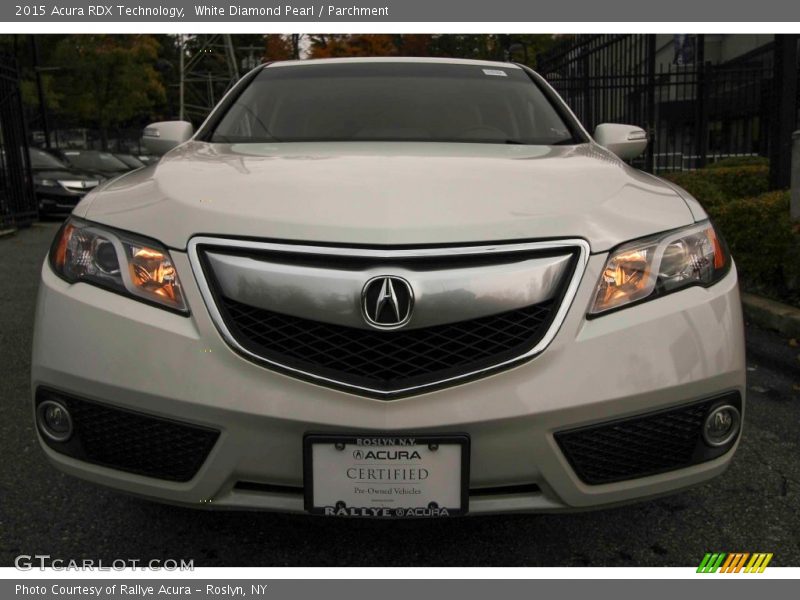 White Diamond Pearl / Parchment 2015 Acura RDX Technology