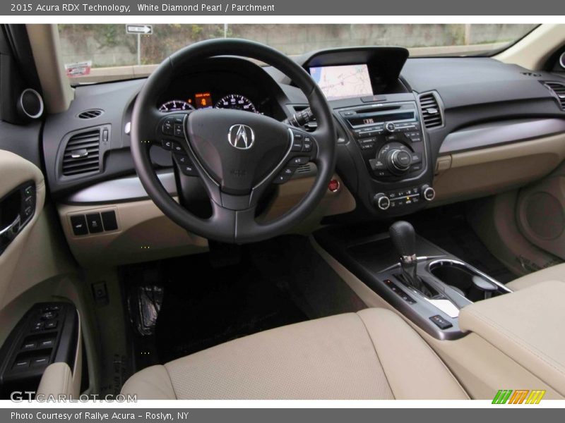 White Diamond Pearl / Parchment 2015 Acura RDX Technology