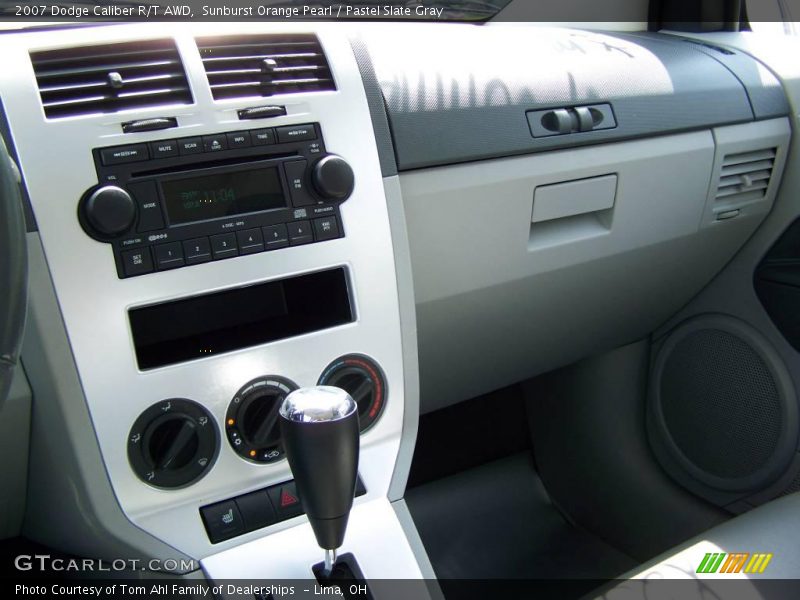 Sunburst Orange Pearl / Pastel Slate Gray 2007 Dodge Caliber R/T AWD