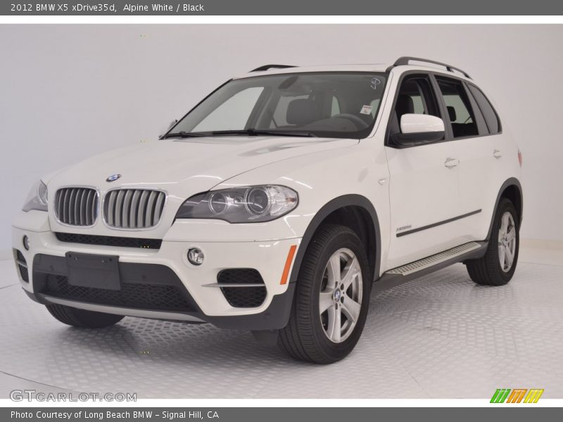 Alpine White / Black 2012 BMW X5 xDrive35d