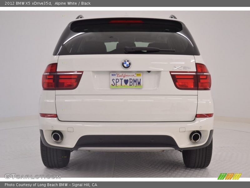 Alpine White / Black 2012 BMW X5 xDrive35d