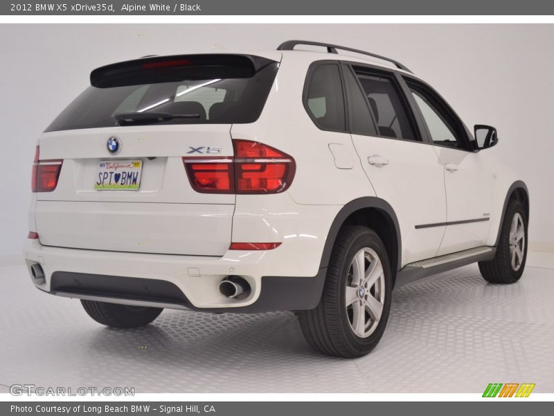 Alpine White / Black 2012 BMW X5 xDrive35d