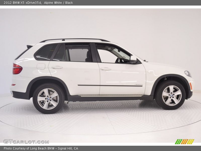 Alpine White / Black 2012 BMW X5 xDrive35d