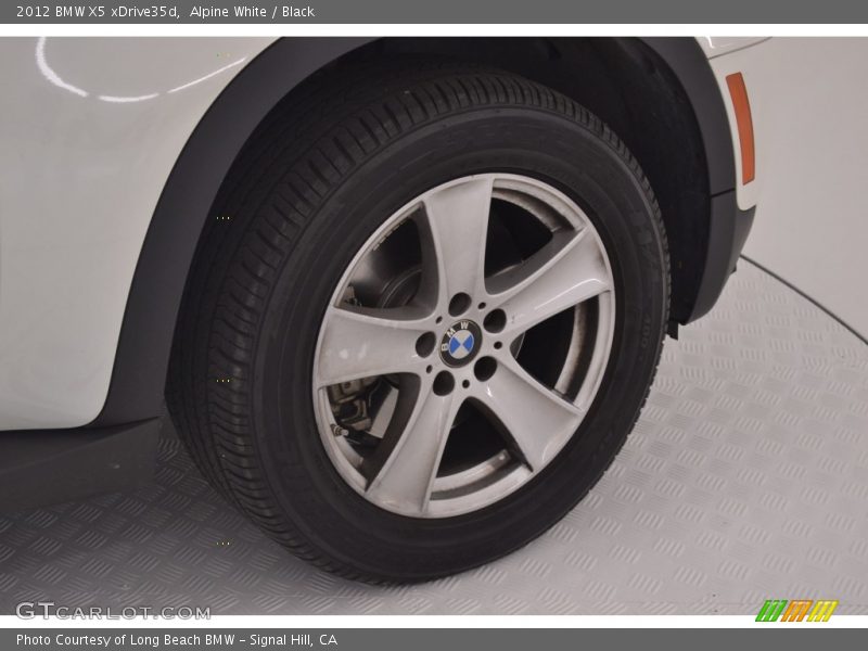 Alpine White / Black 2012 BMW X5 xDrive35d