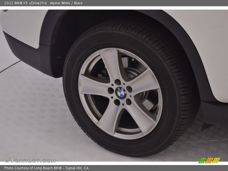 Alpine White / Black 2012 BMW X5 xDrive35d