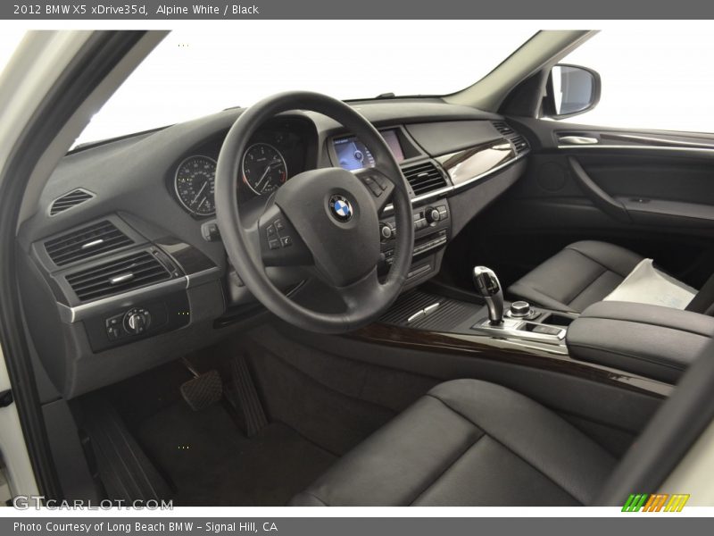Alpine White / Black 2012 BMW X5 xDrive35d