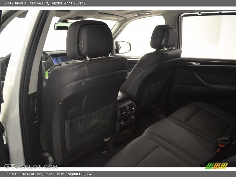 Alpine White / Black 2012 BMW X5 xDrive35d