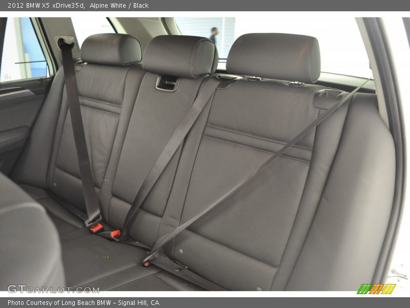 Alpine White / Black 2012 BMW X5 xDrive35d