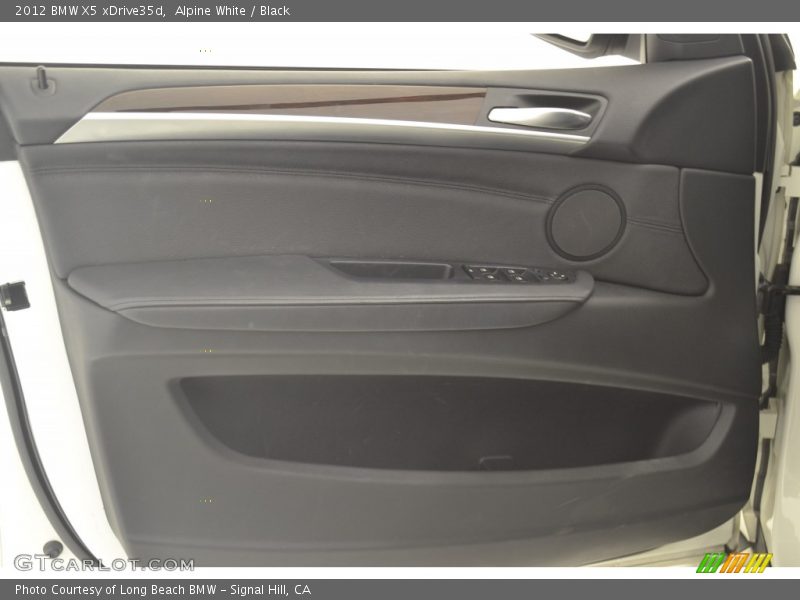 Alpine White / Black 2012 BMW X5 xDrive35d