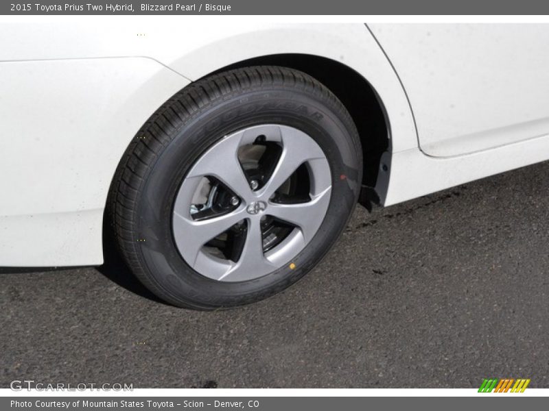 Blizzard Pearl / Bisque 2015 Toyota Prius Two Hybrid