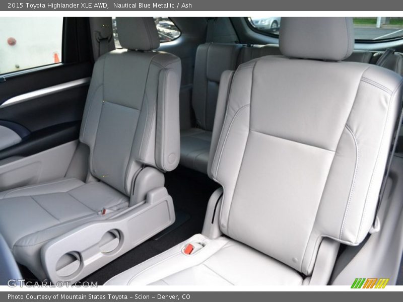 Nautical Blue Metallic / Ash 2015 Toyota Highlander XLE AWD