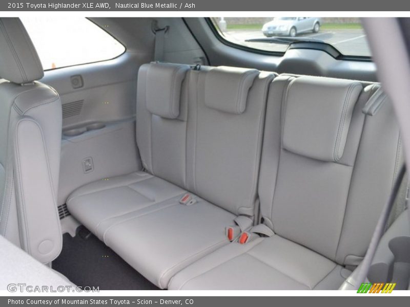 Nautical Blue Metallic / Ash 2015 Toyota Highlander XLE AWD