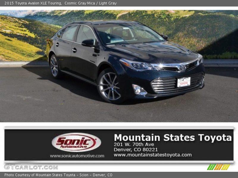 Cosmic Gray Mica / Light Gray 2015 Toyota Avalon XLE Touring