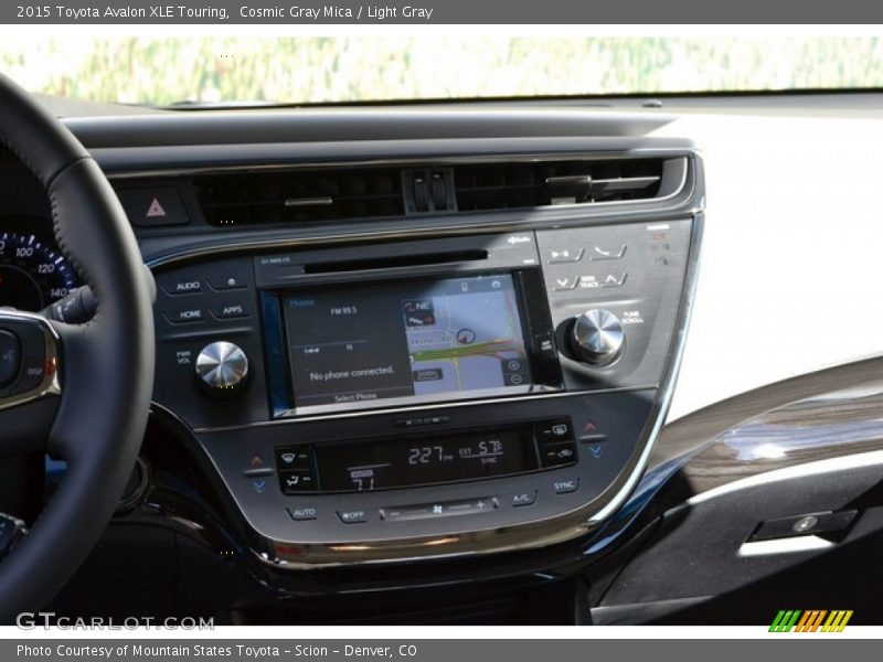 Cosmic Gray Mica / Light Gray 2015 Toyota Avalon XLE Touring