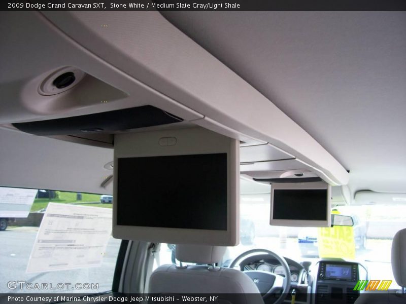 Stone White / Medium Slate Gray/Light Shale 2009 Dodge Grand Caravan SXT