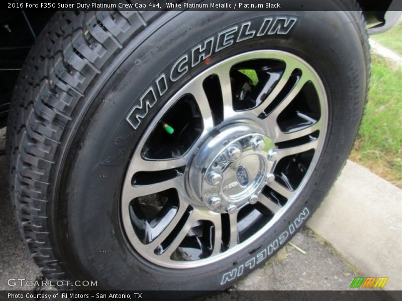 White Platinum Metallic / Platinum Black 2016 Ford F350 Super Duty Platinum Crew Cab 4x4