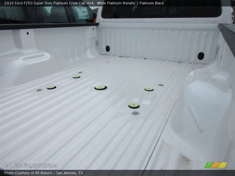 White Platinum Metallic / Platinum Black 2016 Ford F350 Super Duty Platinum Crew Cab 4x4