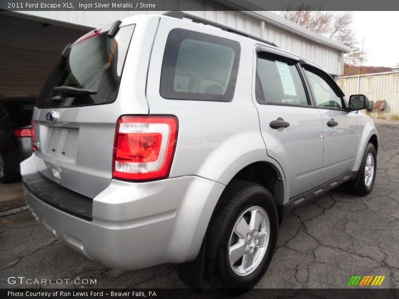 Ingot Silver Metallic / Stone 2011 Ford Escape XLS