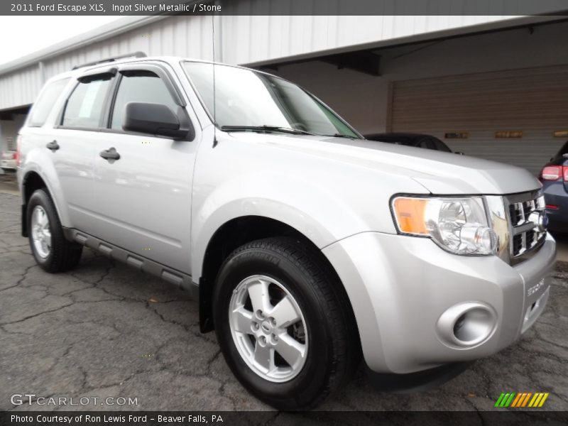 Ingot Silver Metallic / Stone 2011 Ford Escape XLS