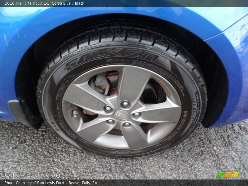 Corsa Blue / Black 2010 Kia Forte Koup EX
