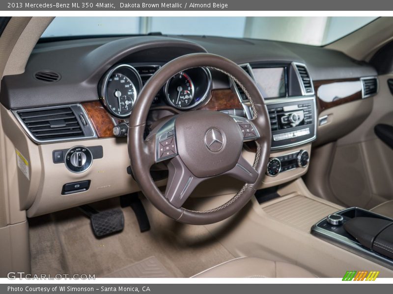 Dakota Brown Metallic / Almond Beige 2013 Mercedes-Benz ML 350 4Matic