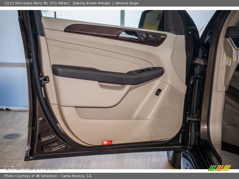 Dakota Brown Metallic / Almond Beige 2013 Mercedes-Benz ML 350 4Matic
