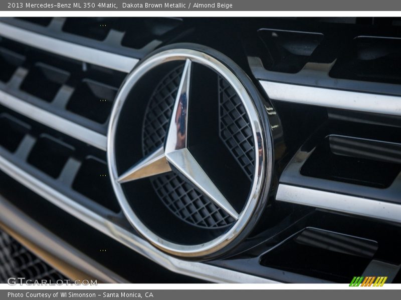 Dakota Brown Metallic / Almond Beige 2013 Mercedes-Benz ML 350 4Matic