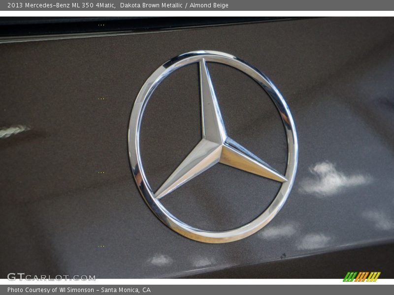 Dakota Brown Metallic / Almond Beige 2013 Mercedes-Benz ML 350 4Matic