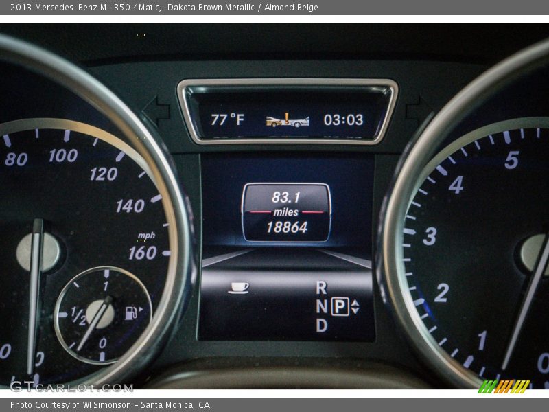 Dakota Brown Metallic / Almond Beige 2013 Mercedes-Benz ML 350 4Matic