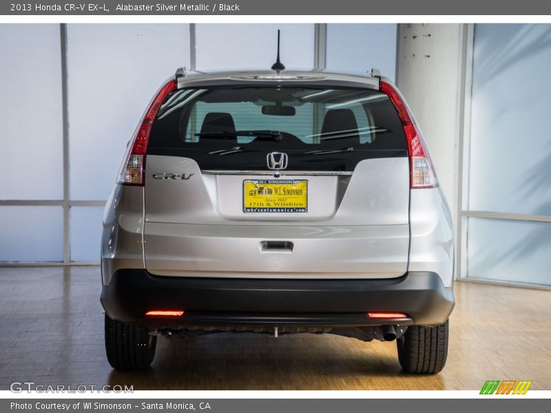 Alabaster Silver Metallic / Black 2013 Honda CR-V EX-L